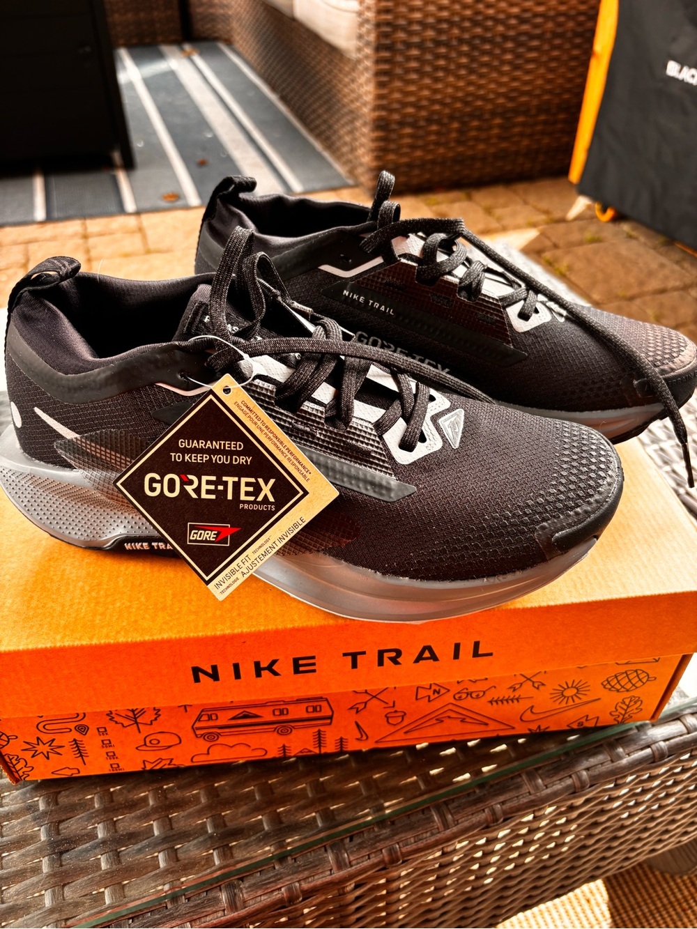 Nike Pegasus Trail 5 GTX Running Shoes  - Gore-Tex - Black